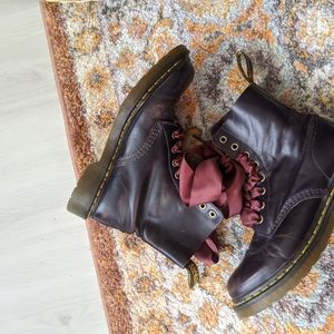Rare dark purple dr Martens